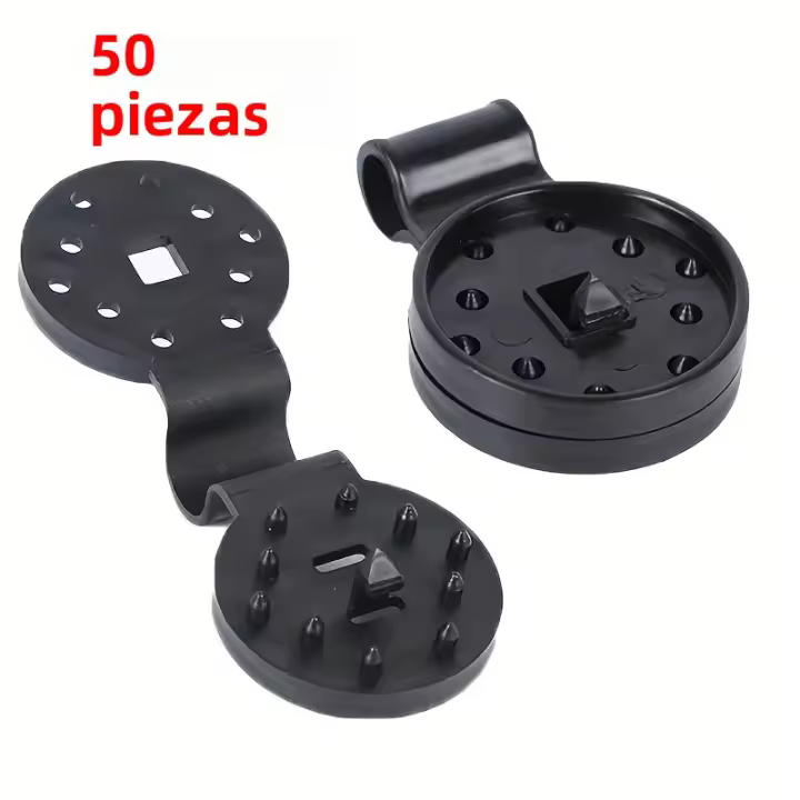 50 Clips De Red Solar Resistentes Para Invernaderos Y Granjas De Jardín Universalmente Adecuados Para Tiendas De Campaña - 1