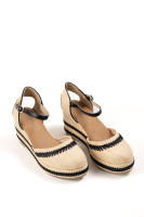 Alpargatas de cuña de espartos con plataforma con pulsera ajustable y diseño trenzado, ideales para un look boho chic en verano  cómodo, fresco y versátil, perfecto para cualquier ocasión Mynzi - details 5