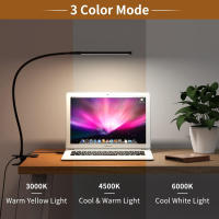 Lámpara De Escritorio LED Con Luz De Libro USB Recargable Luz De Lectura Cálida Y Fría Portátil Flexible Fácil De Clip Para Lectura Nocturna - details 3