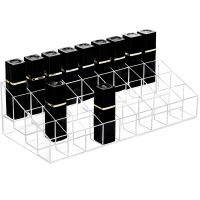 Estante de almacenamiento de lápiz labial acrílico transparente, 36 rejillas, estante de exhibición de cosméticos - details 3