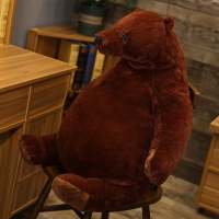 Oso De Peluche Marrón De 40cm Juguete Grande Oso Teddy Suave Cojín Almohada Para Niñas Regalos De Cumpleaños Juguetes De Animales De Peluche Unisex - details 13