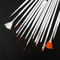YIKOOLIN Kit De Pinceles Para Arte De Uñas 15pcs Set Para Esmalte De Gel UV Y Acrílico Herramientas De Diseño De Uñas DIY - details 17