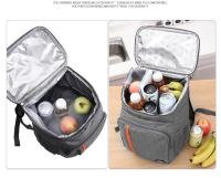 Bolsa de Almuerzo Portátil Termo 20L Bolsa de Alimentos Duradera Resistente al Agua Refrigerador Aislado para Camping Oxford Cajas de Dinner Backpacks - details 4