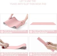 Protector de escritorio de cuero de PVC impermeable, alblilla de Raton Grande ultrafina, esritorio para la computadora portátil de la pieza - details 4