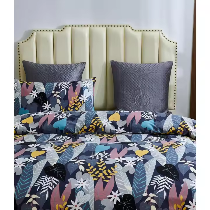 Juego Funda Nórdico Cama 150cm Microfibra  4 Pieza  Funda Nórtica 230x220  Sábana Bajera 150x200+30  2 Funda de Almohada 45x85 - 1