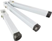 GREATOOL Juego de 4 Patas para Somier, Patas de Tubo de Sujeción de Altura Ajustable, 27cm - 37cm, Patas de Elevación de Cama Cuadradas de Metal - details 0
