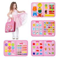 Juguete Montessori De Actividades Sensoriales Para Niños Busy Board Educativo Preescolar Fomenta Los Primeros Habilidades De Aprendizaje Y Motricidad Finas Edad Recomendada 3-6 Años - details 11