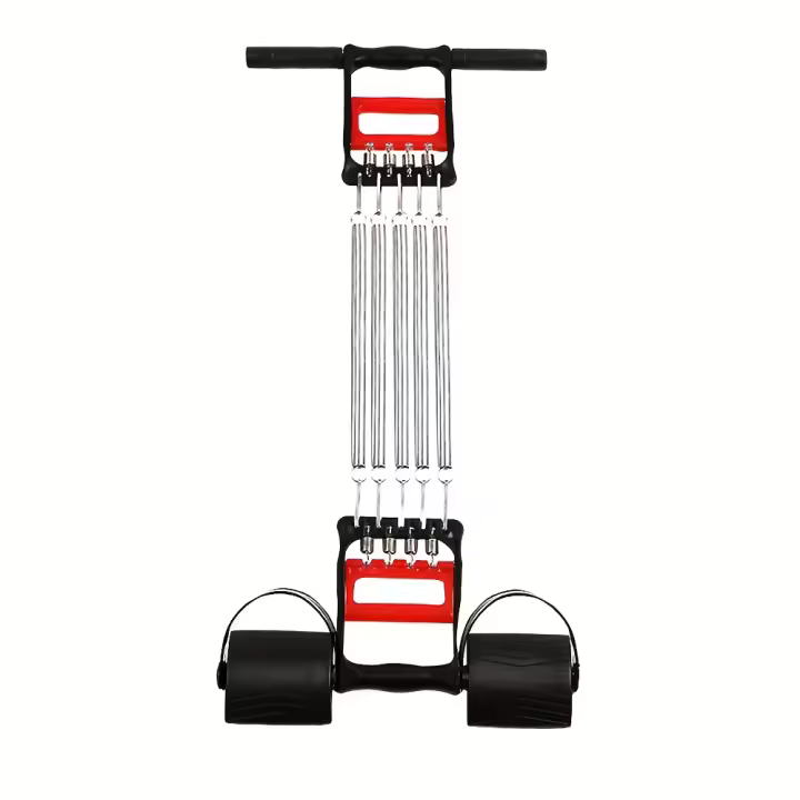1pc Expansor De Pecho Con Resorte Multifuncional Para Entrenamiento De Músculos Del Braza Y Pecho Con Cuerda Elástica - 1