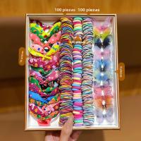 Set De 328 Clips Para El Cabello De Goma Coloridos Y Randomness Para Uso Diario Accesorios Para El Cabello Para Mujeres - details 1