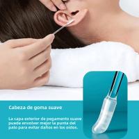 Cepillo De Oído Desechable Y Reutilizable Con Cera De Silicona Suave Limpieza De Cera De Oído Herramienta De Limpieza Para Adultos Y Niños - details 3