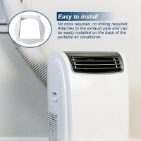 Adaptador de Manguera de Aire Acondicionado,Interfaz de Adaptador de Manguera para Ventana de Aire Acondicionado, 150 mm Móvil Aire Acondicionado Portátil Interfaz Cuadrada - details 0