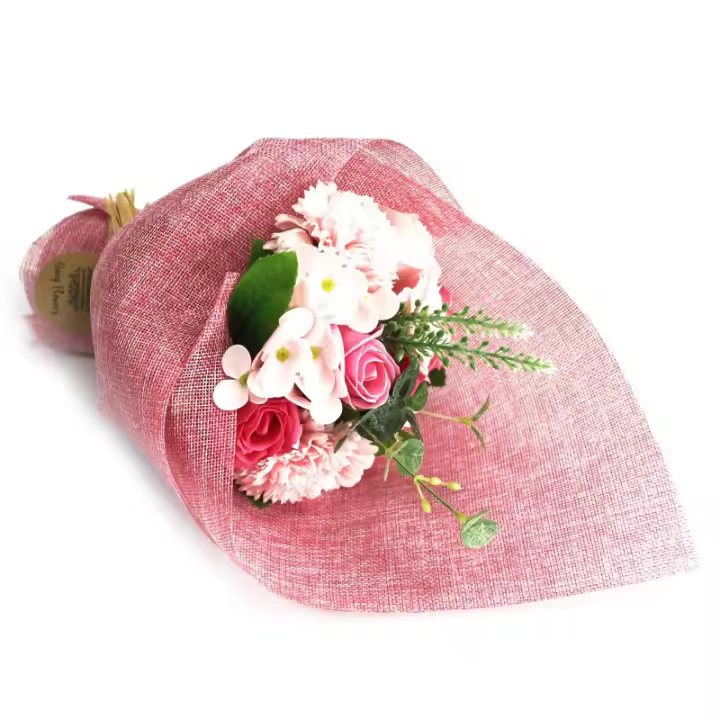 Ramo Flores de Jabón - rosa - 35x17x10cm - 1