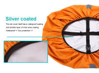 Cubierta Reflectante Para Mochila Impermeable 20L 35L 45L 60L Camuflaje Táctico Para Camping Al Aire Libre Senderismo Escalada Resistente Al Polvo Y Calor - details 7