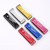 Harmonica Profesional Con 10 Agujeros Y 20 Tonos En Colores Tono C Con Estuche Regalo De Navidad Para Principiantes - details 1