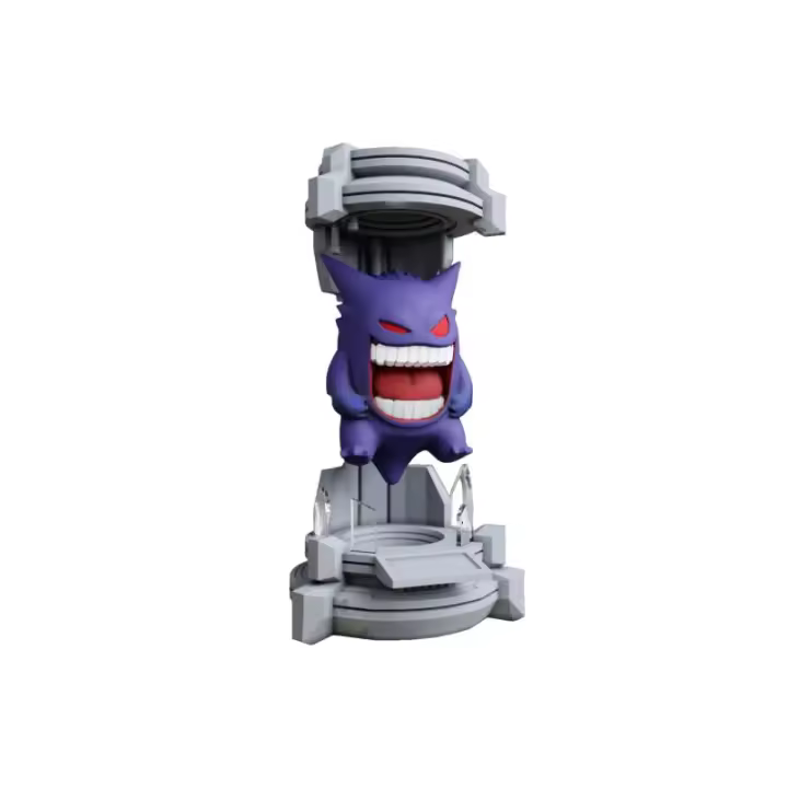 Figura Gengar en la Capsula impresa en 3d Figura Gengar en la Capsula Pokemon   Impreso en 3d - 1