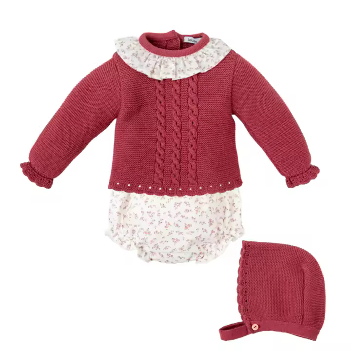 Conjunto de ranita y gorro jardin de marca BABIDU - 1