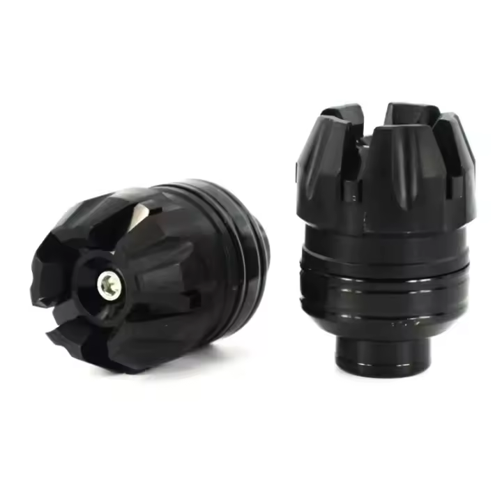 1Par De Protección De Suspensión Universal Para Motocicleta Scooter E-Bike Aluminio Protector De Caída En Forma De Taza - 1