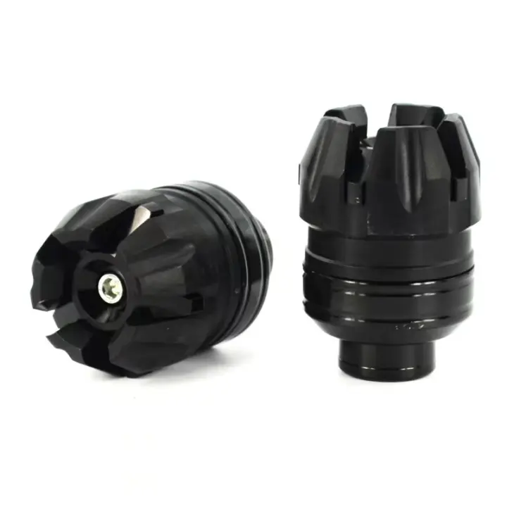 1Par De Protección De Suspensión Universal Para Motocicleta Scooter E-Bike Aluminio Protector De Caída En Forma De Taza - 1