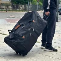 Bolsa de viaje y deporte con ruedas para hockey sobre hielo, bolsa de viaje y deporte, Bolsa de viaje plegable de gran capacidad, bolso Oxford impermeable de alta calidad para estudiar en el extranjero, equipaje en movimiento - details 4