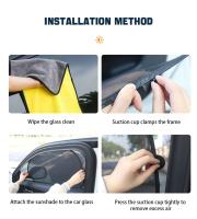 Protector Solar Para Coche Cortina De Ventana Malla Visera De Verano Protección UV Cortina De Ventana Trasera Fiel Al Tamaño - details 11