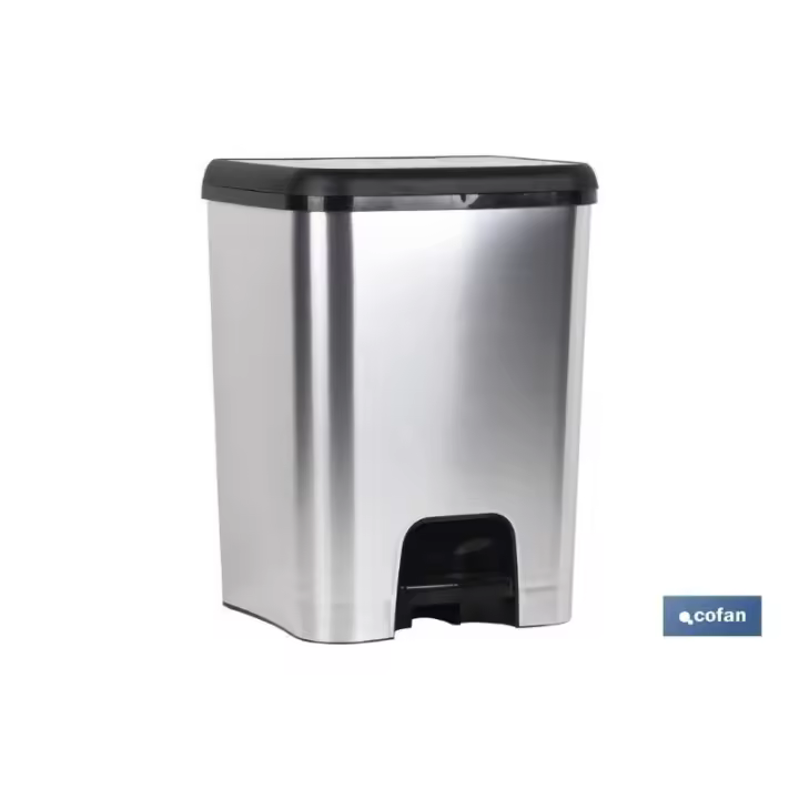 Cubo pedal class metalizado 26 l - 1