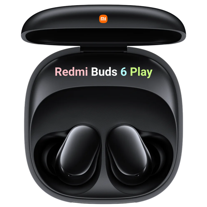 Xiaomi Redmi Buds 6 Play - Auriculares Bluetooth 5.4, 36h batería, IA noise reduction, carga Tipo C, touch, blanco