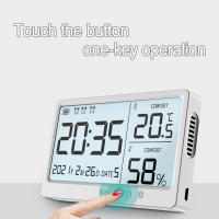 Estación Meteorológica Electrónica Con Termómetro Y Higrómetro Precisión Alta Pantalla LCD Reloj De Alarma Para El Hogar - details 5