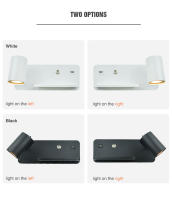 Lámpara De Pared LED Para Interior Con Carga USB Y Inalámbrica Luz De Pared Para Dormitorio Luz Nórdica Sconce 5W GU10 Bombilla AC110V/220V - details 5