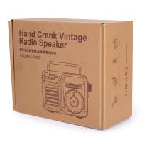 Altavoz Bluetooth Portátil Con Radio De Emergencia FM AM WB Solar Hand Crank TF Card Music Players Linterna Lámpara De Lectura SOS Alarme - details 8