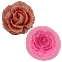 Molde De Silicona Suave De Rosa 3D Para Trabajo De Arcilla Resina Arte Fondant Decoración De Pastel De Chocolate Hielo Y Jabón Herramienta De Hornear - details 2