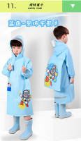 Chaqueta Impermeable Para Niños Con Mochila Dinosaurio Y Unicornio PVC Divertida Y Práctica Ropa Para Lluvia De Niños - details 15