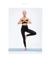 Leggings De Yoga Para Mujer Calor Invierno Elásticos Talla Completa Deporte Gimnasio Running Leggings De Poliéster Y Spandex - details 23