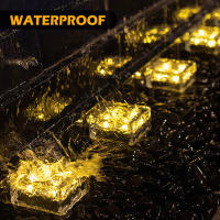 4pcs Luz De Hielo Solar Para Jardín Impermeable LED Para Decoración De Paisaje Y Jardín Puerta De Escalera Exterior Luz De Lámpara De Jardín - details 5