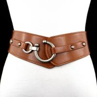 Cinturón elástico ancho para Mujer, de Piel óptica, Con correa ajustable para Vestido, or Abrigo suetro, ajustado - 1 Unidad - details 0