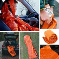 Bolsa De Sueño De Sobrevivencia Emergente Portátil Impermeable Para Camping Al Aire Libre Equipamiento De Primeros Auxilios Kit De Rescate Mylar Blanket - details 4