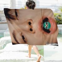 Toalla De Playa Microfibra Absorbente Y Secado Rápido Suave Para Yoga Natación Senderismo Toalla De Baño Cha Eun Woo Corea Tamaño 76x182 Cm - details 6