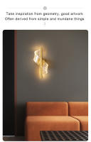 Lámpara De Pared Moderna Nórdica Para Sala De Estar Y Dormitorio Luz LED Interior 220V Decoración De Hogar Para Pasillo Y Aisles - details 8