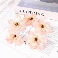 10Pcs Flores Artificiales 5CM Para Decoración De Hogar Fiesta Boda Jardín Accesorios Para Coronelas Y Manualidades - details 7