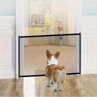 Valla Para Perros Portátil Transpirable Seguridad Isolación Sin Necesidad De Punch Protección Infantil Con Gancho Valla Para Bebé - details 4
