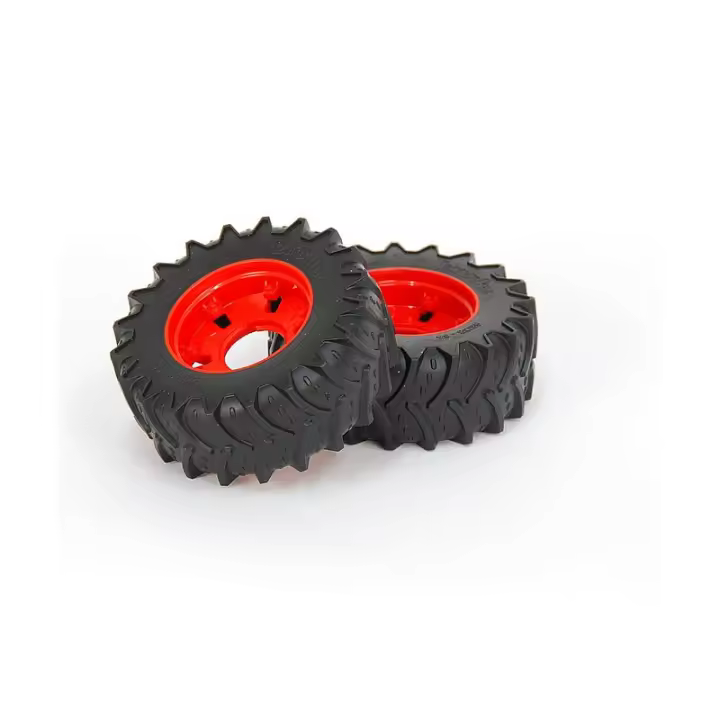 Bruder - Claas Axion 950 - Ruedas Delanteras para Correpasillos - Robustas y Fácil Montaje - 1