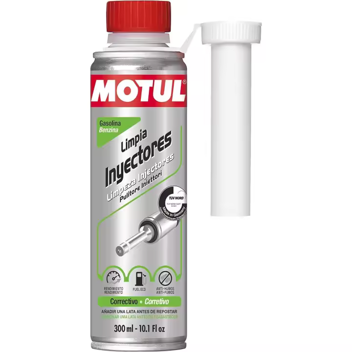Motul Limpiador de Inyectores de Gasolina  300 ml - Para Motores a Gasolina con Inyección o Carburador - 1