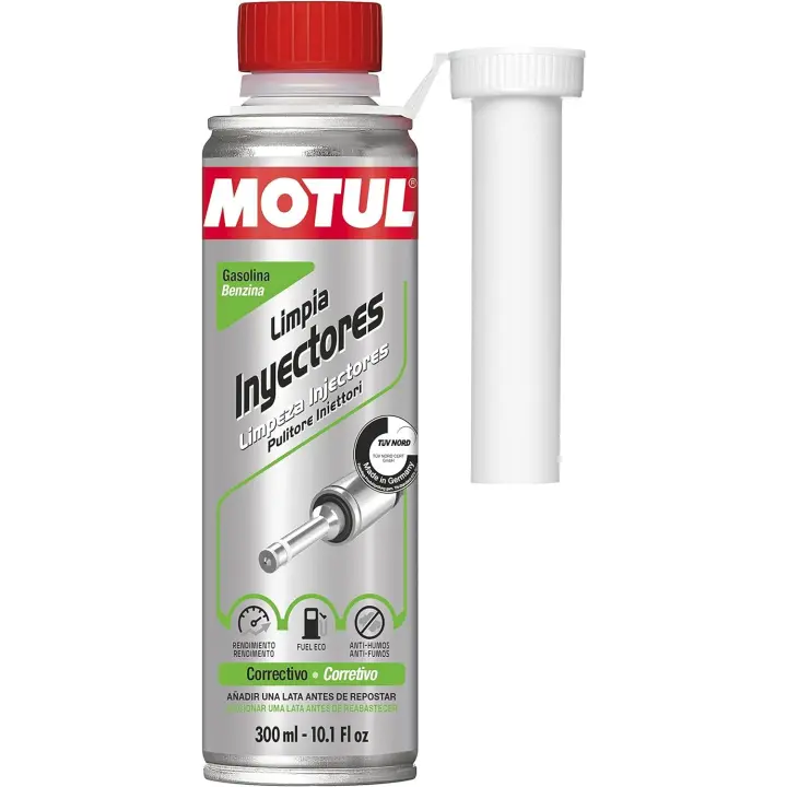 Motul Limpiador de Inyectores de Gasolina  300 ml - Para Motores a Gasolina con Inyección o Carburador - 1