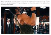 Paquete De 1 Par De Apoyabrazos Para Levantamiento De Pesas Con Agarre Máximo Soporte De Entrenamiento De Fuerza Para Pull up Y Deadlift Material De Poliéster Y Acero - details 0