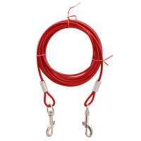 Cable De Atadura Para Perro 3M/5M Con Correa De Acero Inoxidable Para Jardín Y Exterior Resistentes Y Duraderos Para Grandes Perros - details 3
