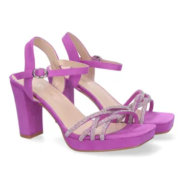 Sandalias de mujer fiesta de color morado Envío Gratis* Miravia