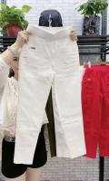 Pantalones Casuales Para Mujer Talla Grande Con Bolsillos Y Volantes Estilo Vintage Ajuste Suave Para Primavera Otoño Invierno - details 17