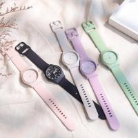 Reloj De Cuarzo Para Niños Y Niñas 36mm Color Caramelo Resistente Al Agua Con Correa De Silicona Moda Y Casual Para Estudiantes - details 13