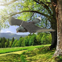 Decoy De Águila Voladora 3D Repelente De Pájaros Para Jardín Adorno De Escarabajo De Control De Alimentos Ornamento De Caza Para Jardín Y Patio - details 0