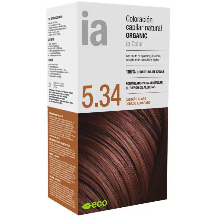 Interapothek Tinte Pelo 5.34 Castaño Claro Dorado Acobrado - 1