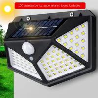 Lámpara De Pared Solar LED Con Sensor De Movimiento 4 Lados Luz Exterior Para Jardín Y Courtyard Impermeable Luz De Coche - details 2
